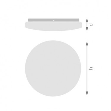 Ledvance 12W LED Plafonyer 6500K Beyaz Işık - Tavan Armatür Banyo Lambası
