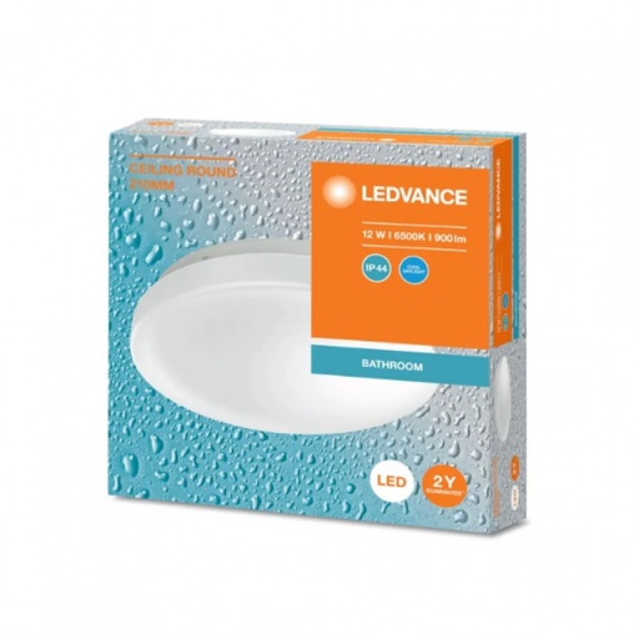 Ledvance 12W LED Plafonyer 6500K Beyaz Işık - Tavan Armatür Banyo Lambası Ledvance 12W LED Plafonyer 6500K Beyaz Işık - Tavan Armatür Banyo Lambası